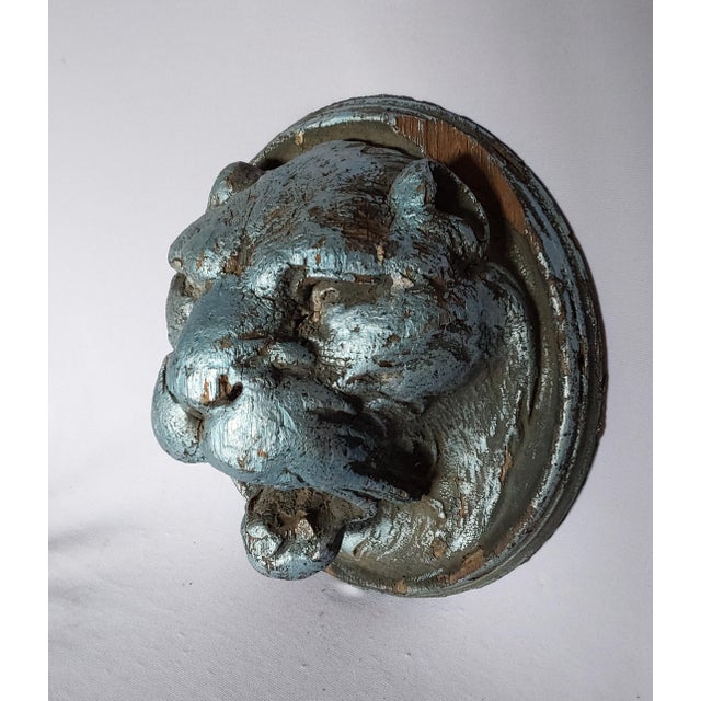 Antique 19thC Carved Architectural Lion Medallions, Gothic Plaques For Sale - Image 13 of 16