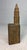 Metal Antique 1910 Gold Tone Cast Iron Still Coin Penny Bank Woolworth Building Kenton For Sale - Image 7 of 10