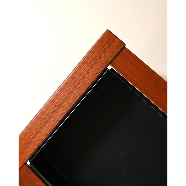 Scandinavian Teak Bench with Planter, 1960s For Sale - Image 4 of 8