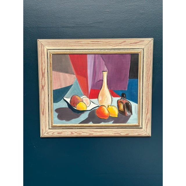 L. Norberg, Still Life, 1960s, Oil on Canvas, Framed For Sale - Image 13 of 17