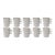 Organic Modern David Gil “Trigger” Bennington Potters Mugs, Set of 10 For Sale