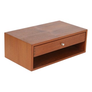 Wall-Mounted Teak Bedside Table 1027 by Aksel Kjersgaard, 1960s For Sale