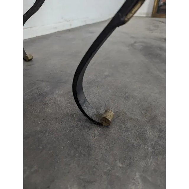 Wrought Iron Psyche Mirror For Sale - Image 5 of 6