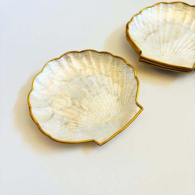 Vintage Capiz Shell Tray For Sale - Image 10 of 10