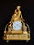 1800 French Artisan Empire Gold Bronze Mantel Clock For Sale - Image 18 of 18