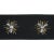 Schumacher Constellation Beaded Tape in Black For Sale