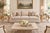 Late 20th Century Pair of Vintage Hollywood Regency Gold Leaf Beveled Glass End Tables For Sale - Image 5 of 7