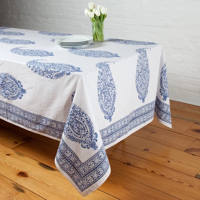 The Malabar Large Paisley pattern displays a bold intricate paisley motif reminiscent of classic Indian design. A...