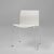 Mid-Century Modern White Chair with Metal Frame and Plastic Seat, Belgium, 2000s For Sale - Image 12 of 12