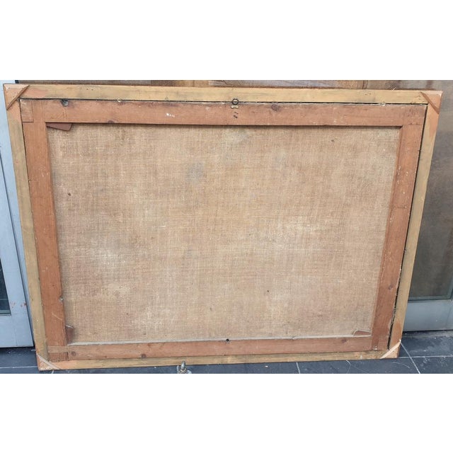 Miracles of Saint Vincent Ferrer, 18th Century, Oil on Canvas Paintings, Framed, Set of 2 For Sale - Image 16 of 18