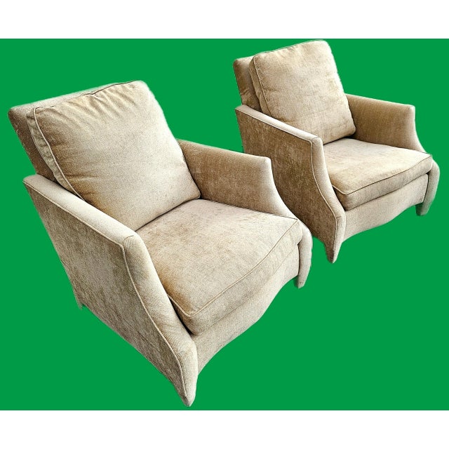 Pair of Vintage John Hutton for Donghia "Ogee" Lounge Chairs Chairish