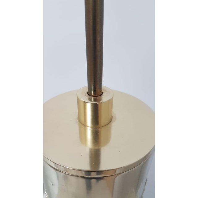 Metal Brutalist Table Lamp in Silver-Plated Aluminum by Willy Luyckx for Aluclair, 1960s For Sale - Image 7 of 13