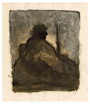 David Euler, Autumn Thoughts, Gouache, 1987