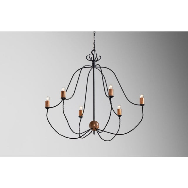 Bossche School Chandelier from Joop Brugman, Netherlands, 1975 For Sale - Image 4 of 17