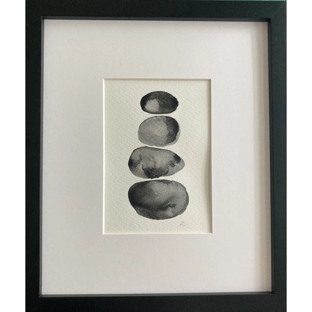 Contemporary Watercolor Painting on Paper by Stephanie Cate For Sale