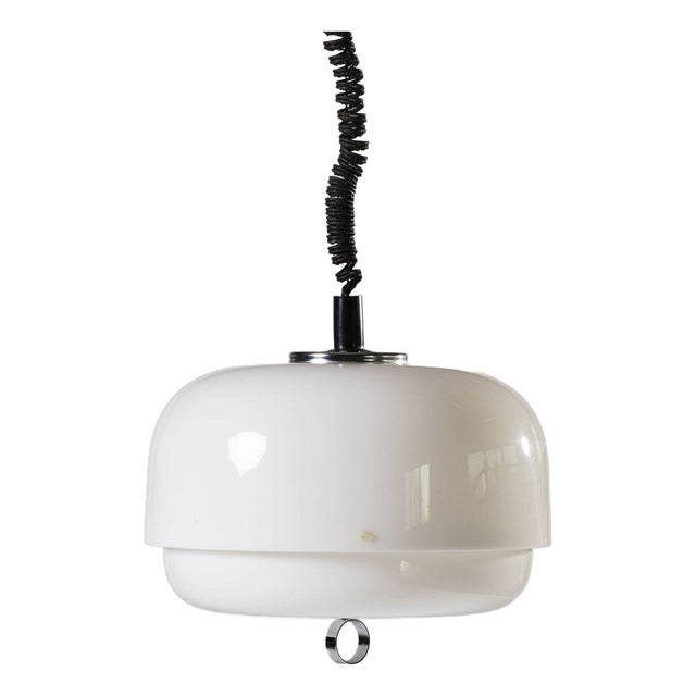 Space Age Pendant Lamp by Guzzini for Meblo / Guzzini, Italy, 1970s For Sale