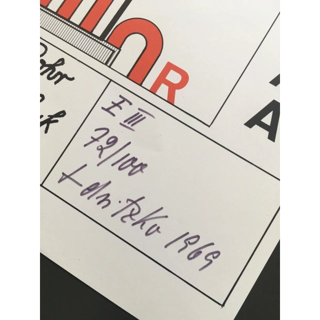 1960s Vintage Print by Guido Jendritzki, 1969 For Sale - Image 5 of 8