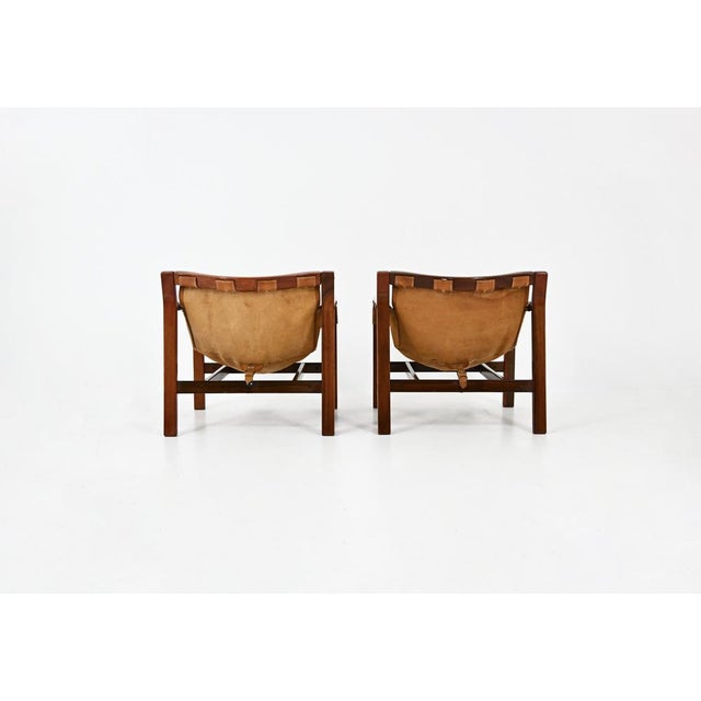 1970s Safari Armchairs by Carlo Hauner for Forma, 1970s, Set of 2 For Sale - Image 5 of 11
