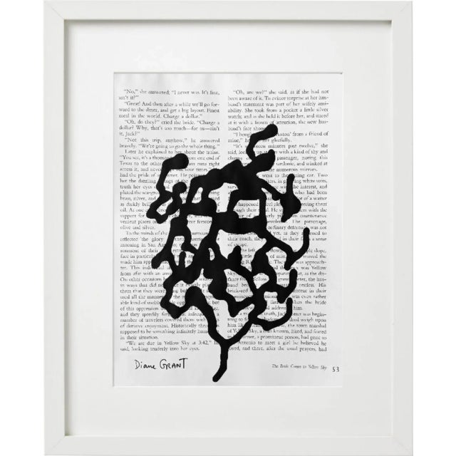 2020s Wood Shadow Box Framed Originals by Diane Grant 'Black & White Abstractions Series' #3 - 50.8' by 43.1' Gallery Wall Art Installation - Set of 12 For Sale - Image 5 of 11