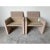 Light Pink 1980s Italian Postmodern Fully Upholstered Lounge Chairs on Casters – A Pair For Sale - Image 8 of 15