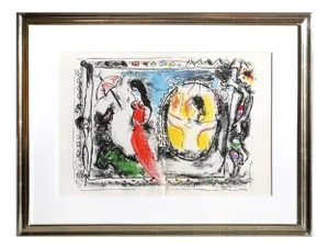 Femme avec Parapluie from Derriere le Miroir