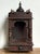 Coffee Vintage Boho Carved Wood Altar For Sale - Image 8 of 11