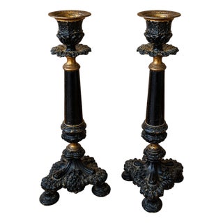 Napoleon III Candlesticks, Set of 2 For Sale