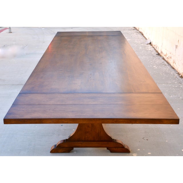 Sienna Carina Dining Table in Dry Aged Walnut with Extensions (custom) For Sale - Image 8 of 12