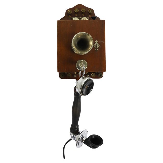 Wall Telephone Switchboard circa 1930 For Sale - Image 13 of 17