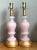 Mid-Century Modern Vintage Pink Murano Blown Glass Table Lamps - Pair For Sale - Image 3 of 12