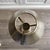 Ralph Lauren Ralph Lauren Home Brass & Leather Candlestick Buffet Lamp For Sale - Image 4 of 9