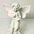 1980s 1980s Vintage Art Nouveau Boho Chic Blanca Garden Angel Figurine. For Sale - Image 5 of 13