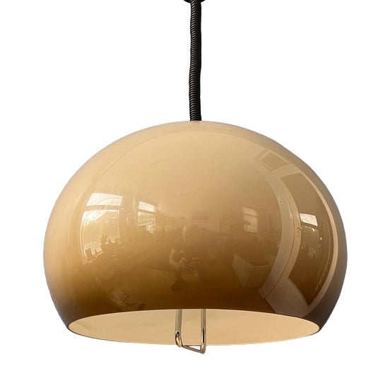 Space Age Acrylic Glass Mushroom Pendant Lamp from Dijkstra Chairish