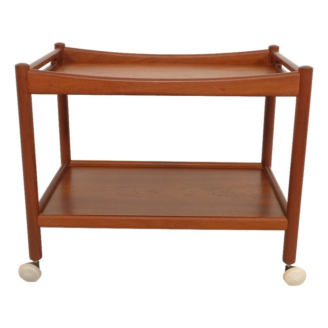 Vintage Trolley in Teak by Hans Wegner for Andreas Tuck For Sale