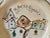 Hand-Painted Garden Earthenware Server/Platter/ Pie Pan/Casserole Dish For Sale - Image 6 of 13