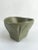Mid-Century Modern Mid-Century Army Green Cachepot Planter For Sale - Image 3 of 5