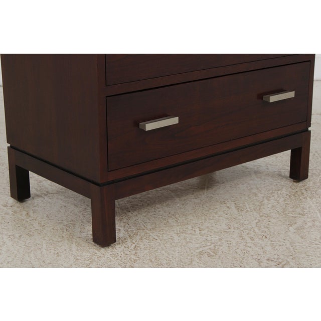Stickley Metropolitan Cherry 3 Drawer Dresser Bachelor Chest For Sale - Image 11 of 16
