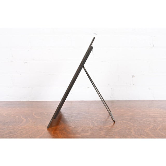 Bronze Louis Comfort Tiffany Furnaces Large Bronze Picture Frame, 1920s For Sale - Image 8 of 12