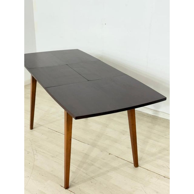 Wood Mid-Century Extendable Dining Table Table, 1960s For Sale - Image 7 of 9