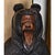 Life Size 6 Foot Handcrafted Wood Carved Black Bear Sculpture For Sale - Image 6 of 16