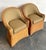 Tan Vintage Woven Rattan Lounge Chairs - A Pair For Sale - Image 8 of 12