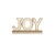 Kenneth Ludwig Chicago LED Joy and Merry Tabletop Sign (Set of 2) For Sale - Image 4 of 5