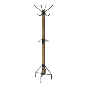Logan Square Rustic Coat Rack/Tree, Medium Brown