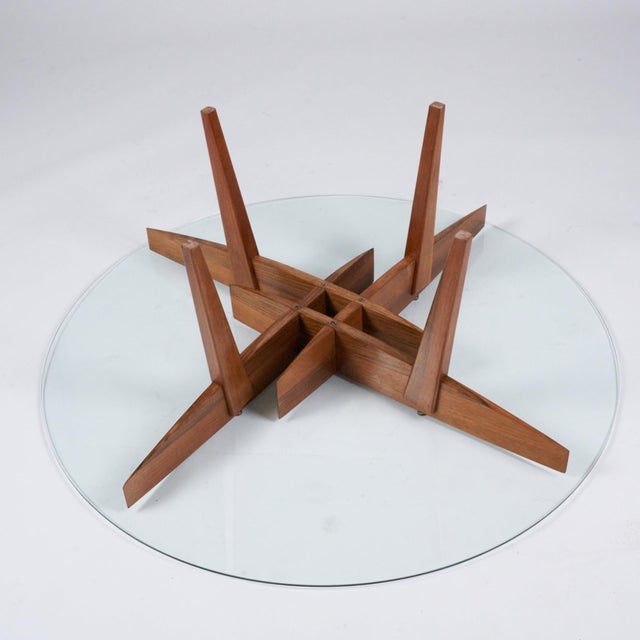 Mid-Century Modern Geometric Coffee Table by Gio Ponti for Giordano Chiesa, 1950s For Sale - Image 3 of 7