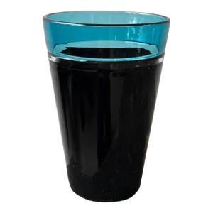 Vintage Art Glass Vase by Steven Correia, Circa 1985