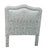 Celadon Pair of Vintage Jacquard Upholstered Twin Headboards For Sale - Image 8 of 9