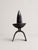 Brutalist Forged Bronze Pricket Candlesticks, 1960s, Set of 2 For Sale - Image 4 of 9