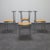 Postmodern Dining Chairs in Chrome and Plywood from Segis, 1990s, Set of 4 For Sale - Image 9 of 9