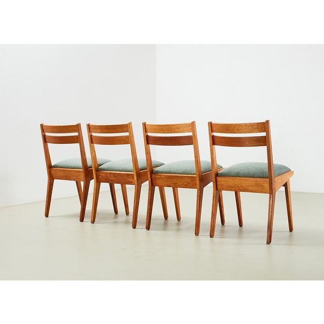 1950s Model 666 Dining Chairs by Jens Risom for Knoll, U.S.A. 1940s, Set of 4 For Sale - Image 5 of 11