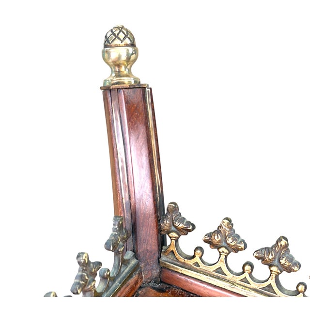 Regency Rosewood and Brass Whatnot, 1835 For Sale - Image 7 of 17